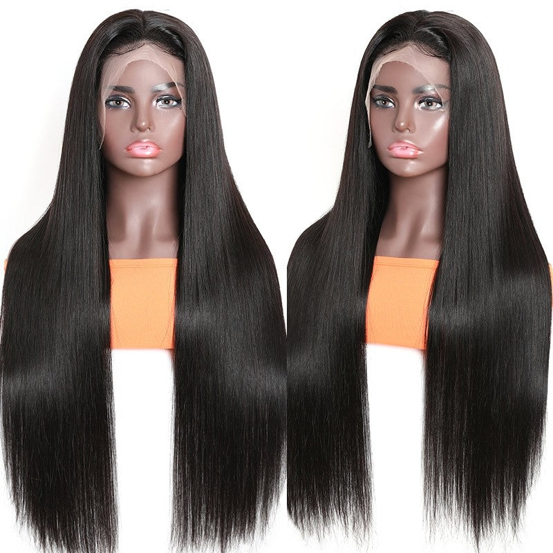 200% Density 12A India Human Hair Straight Wigs