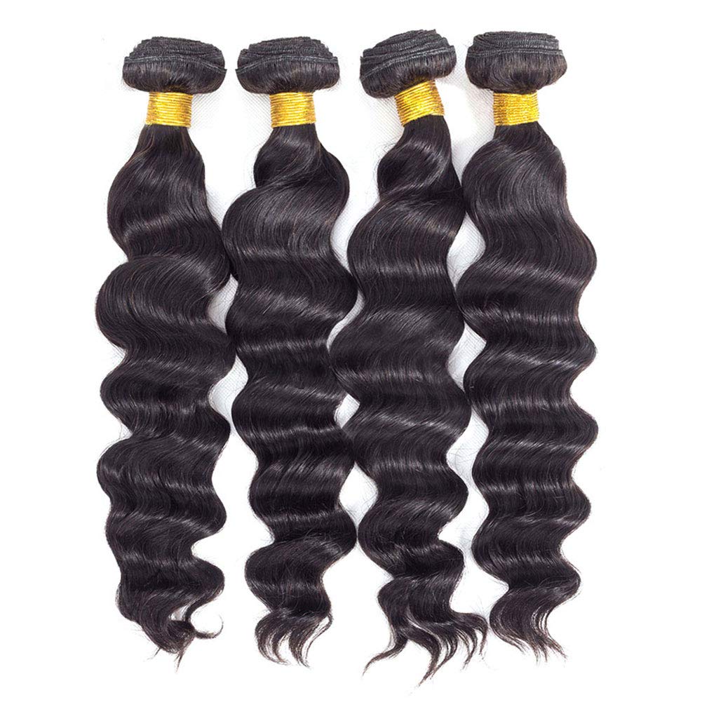 12A Loose Deep Wave Bundle Virgin Human Hair Curly Extension