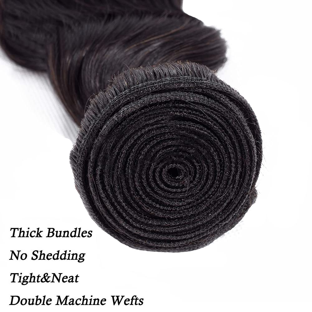 12A Loose Deep Wave Bundle Virgin Human Hair Curly Extension