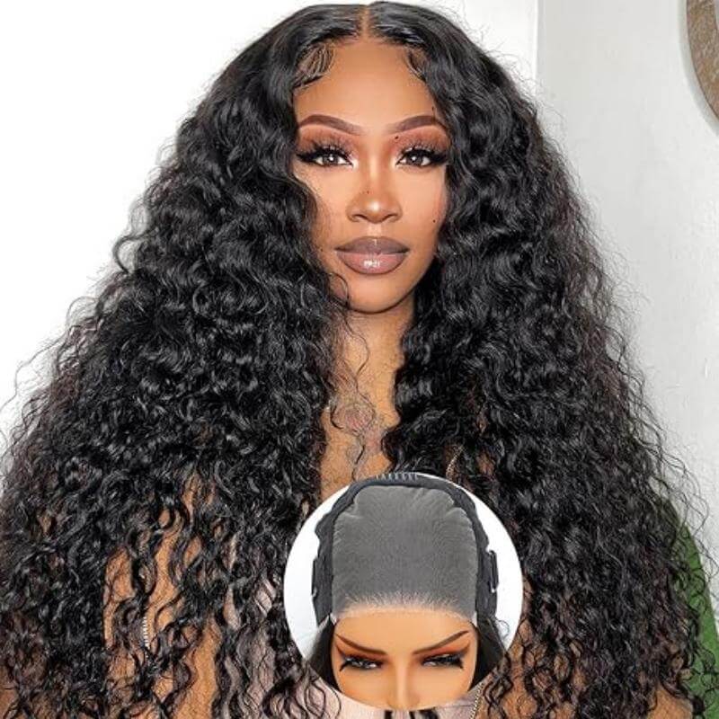14inch 5x5 Glueless Curly Lace Wigs