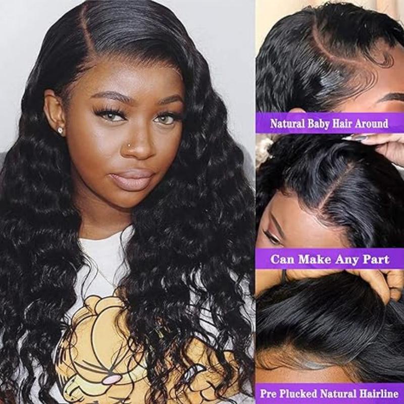 22inch 5x5 Loose Deep Wave Glueless Wig Laces