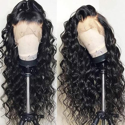 22inch 5x5 Loose Deep Wave Glueless Wig Laces human hair