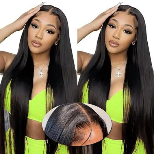 22inch 5x5 ready to go glueless straight lace wig