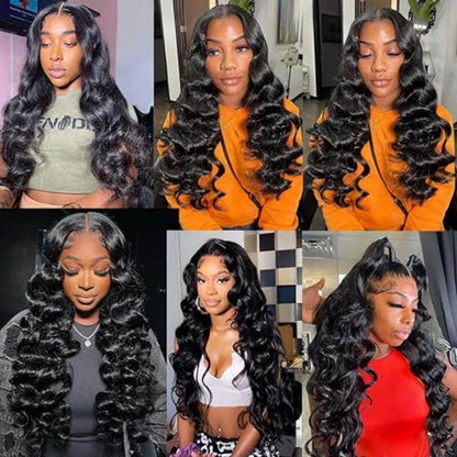 28inch 5x5 Loose Deep Wave Glueless Wig Pre Plucked
