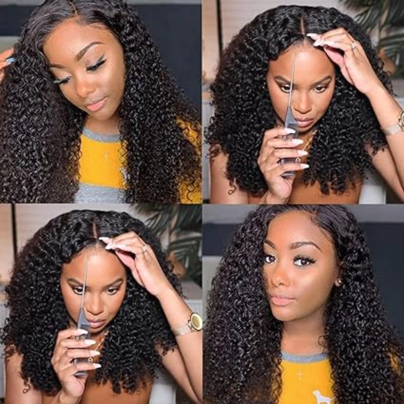 32inch curly wig show
