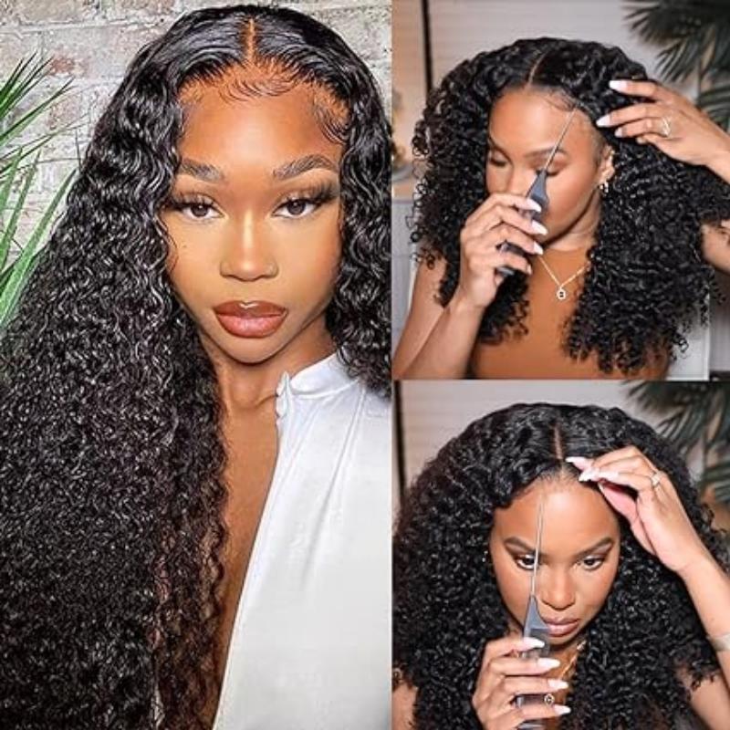 32inch kinky curly frontal wig