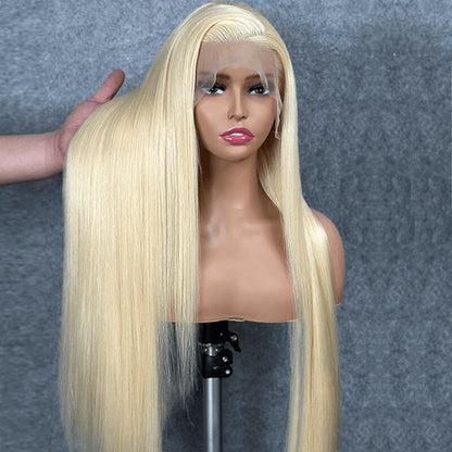 #613 Blonde Human Hair Lace Front Wig