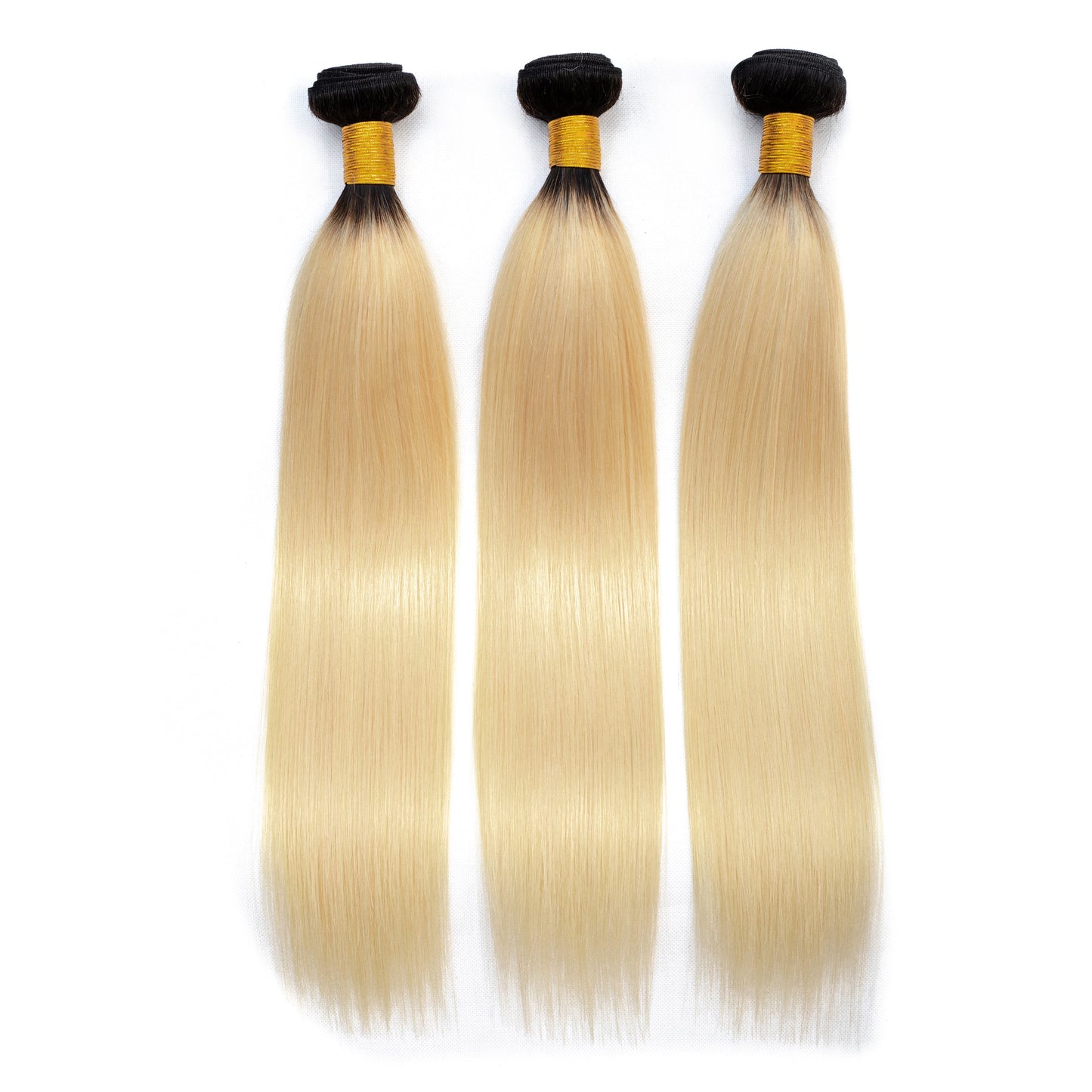 #613 Ombre Blonde Body Straight Hair Bundle