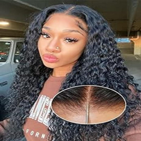 thick frontal wig deep wave