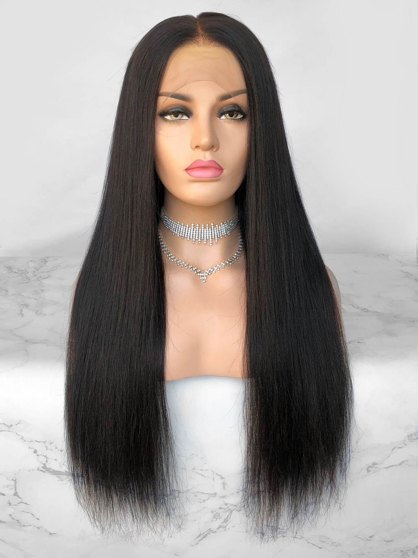 200% DENSITY HD LACE FRONTAL WIG-1