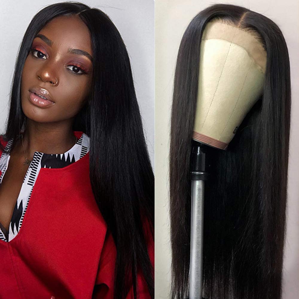 200% Density Pre Plucked With Elastic Bands Natural 4X4 HD lace Wigs