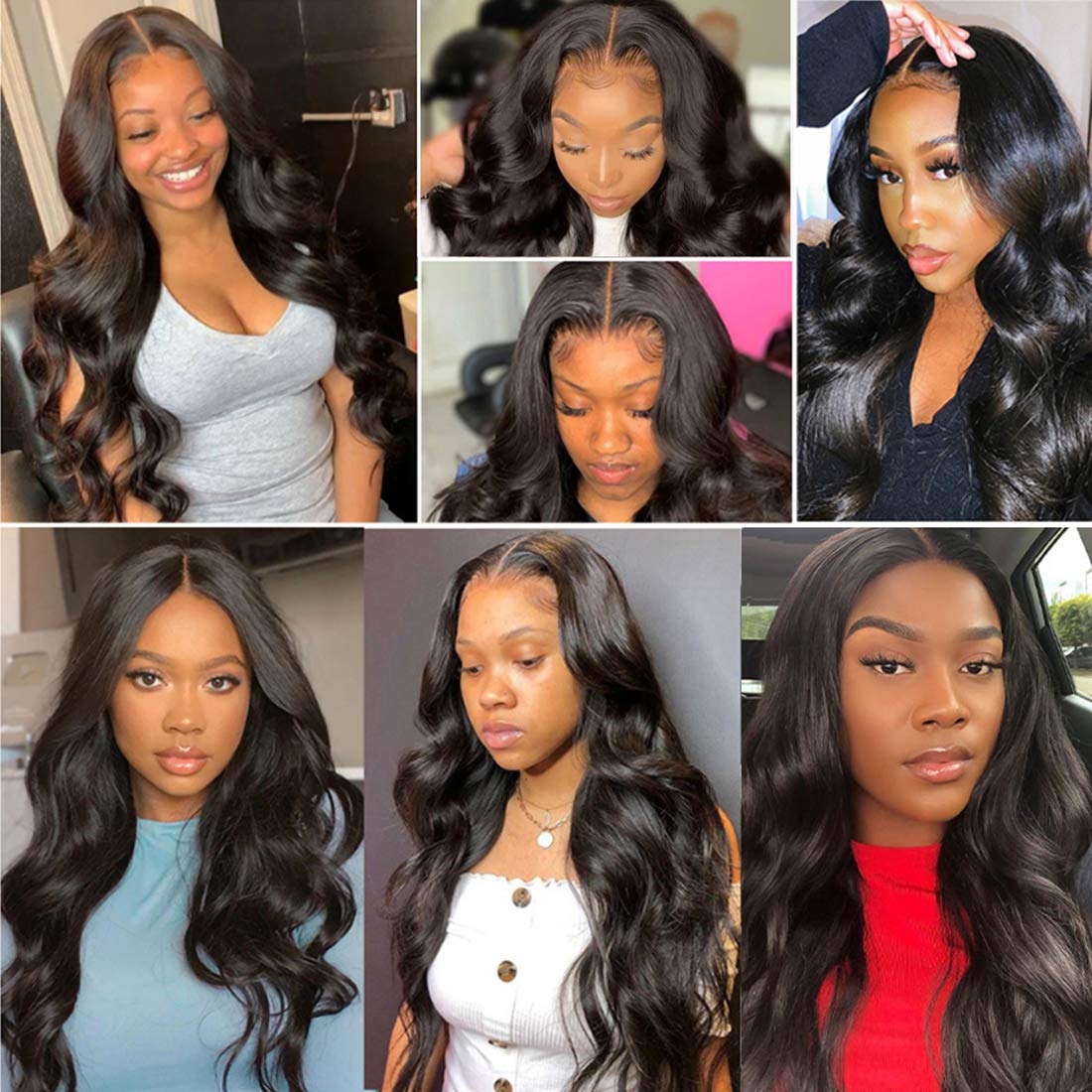 14 inch 200% Density T-part Lace Front Wig
