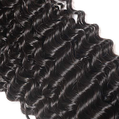Deep Wave Curly Weave Malaysian Unprocessed Virgin Human Hair