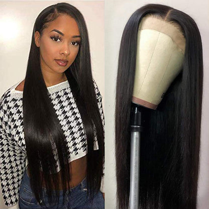 200% Density Pre Plucked With Elastic Bands Natural 4X4 HD lace Wigs