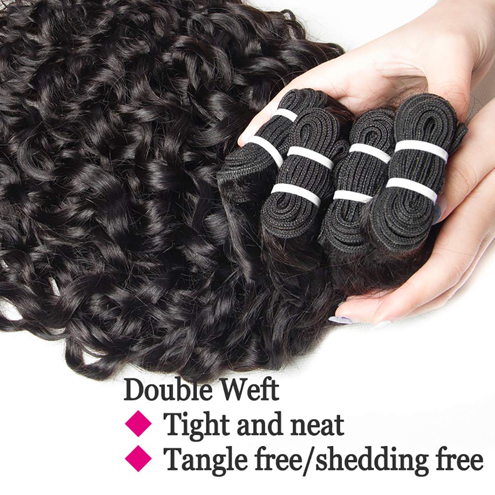 Cuticle Aligned Hair Weft Water Wave Bundle Extension